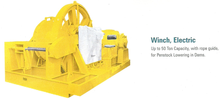 Electric Winch for Dams